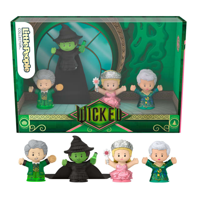 Little People Collector Wicked The Musical Movie Special Edition Set For Fans, 4 Figures