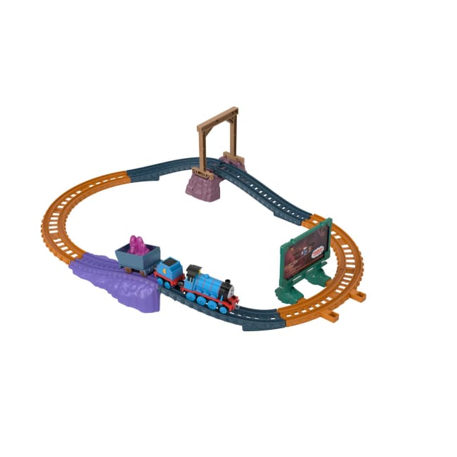 Thomas And Friends Gordon in The Mines Train Set, Track Set With Diecast Engine & Crystal Cargo