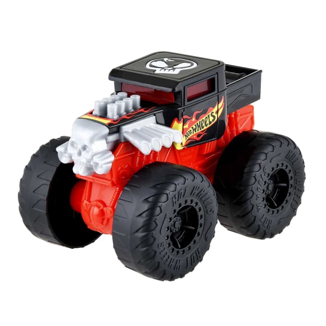 Hot Wheels Monster Trucks Roarin' Wreckers Bone Shaker