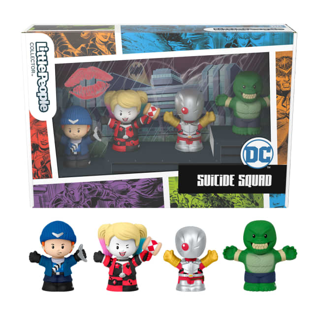 Fisher-Price Little People Collector Suicide Squad Special Edition Figure Set, 4 Characters