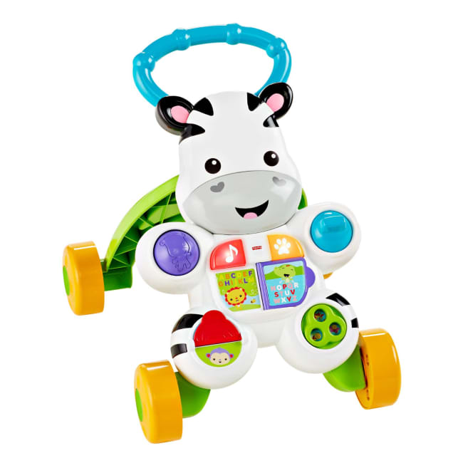 Fisher-Price Learn With Me Zebra Push Walker Musical Activity Toy For Baby & Toddler