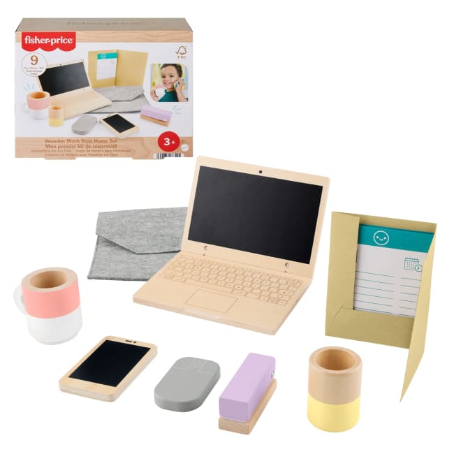 Fisher-Price Juguete para Bebés Kit Home Office de Madera