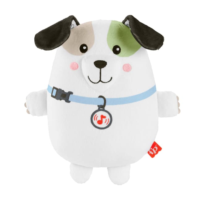 Fisher Price Calming Vibes Puppy Soother Portable Sound Machine Plush Toy For Newborns
