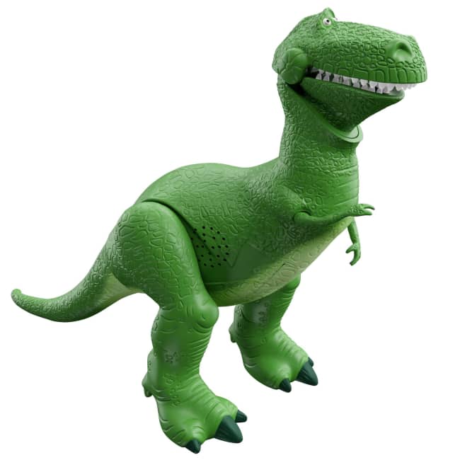 Disney Pixar Toy Story Rex Figure, Roarin' Laughs Talking Dinosaur Toy
