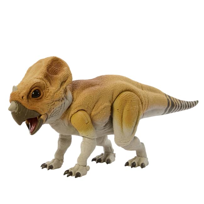 Jurassic World Hammond Collection Screen Scale Aquilops Dolores Dinosaur Figure, Real Feel & Glass Eyes - Coming Soon