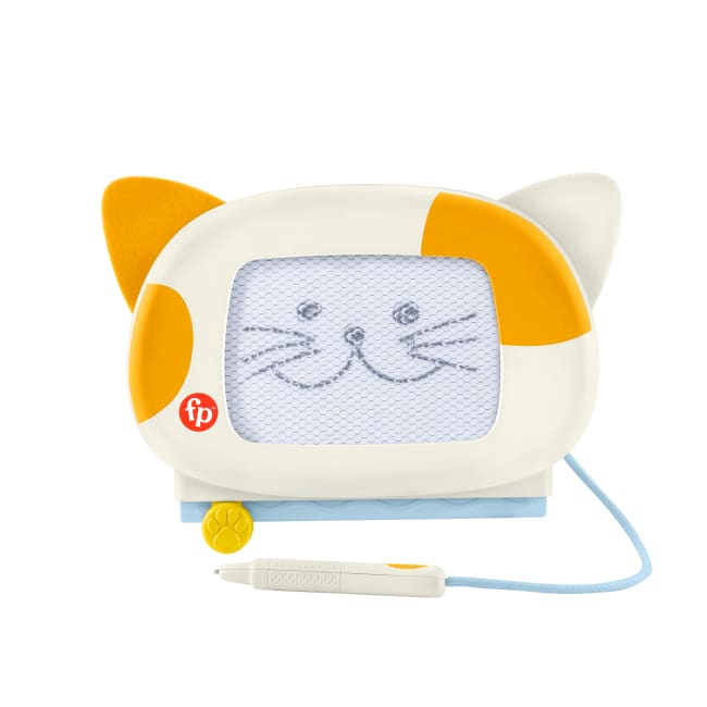 Fisher-Price Juguete para Bebés Pizarrón Magnético Gatito Dibuja Conmigo