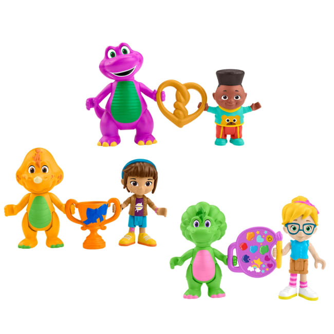 Barney Figura de Juguete 2 Figuras de Amiguitos