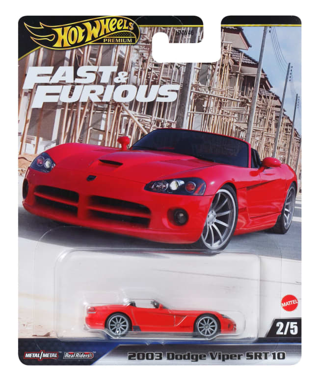 Hot Wheels Collector Veículo de Brinquedo Carro 2003 Dodge Viper SRT10