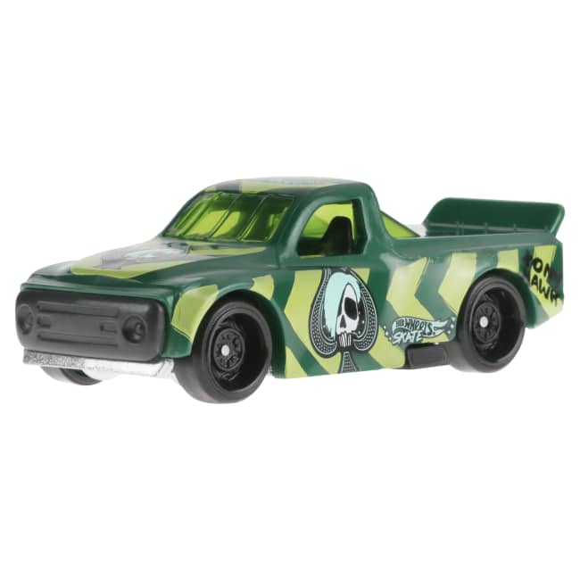 Hot Wheels Skate Vehículo de Juguete Patineta de Colección SOLDIER GRIND™ + DRAFTNATOR ™ con Diecast