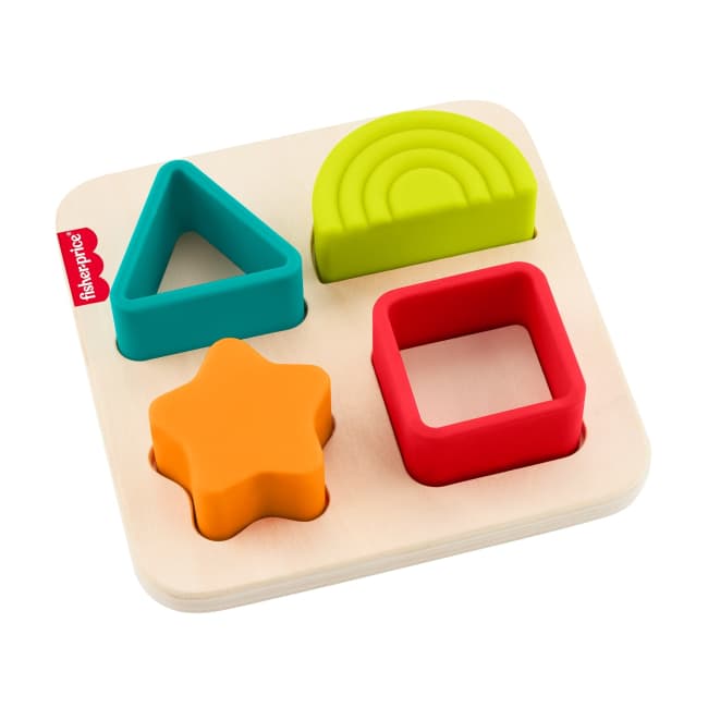 Fisher-Price Casse-Tête en Silicone et Bois