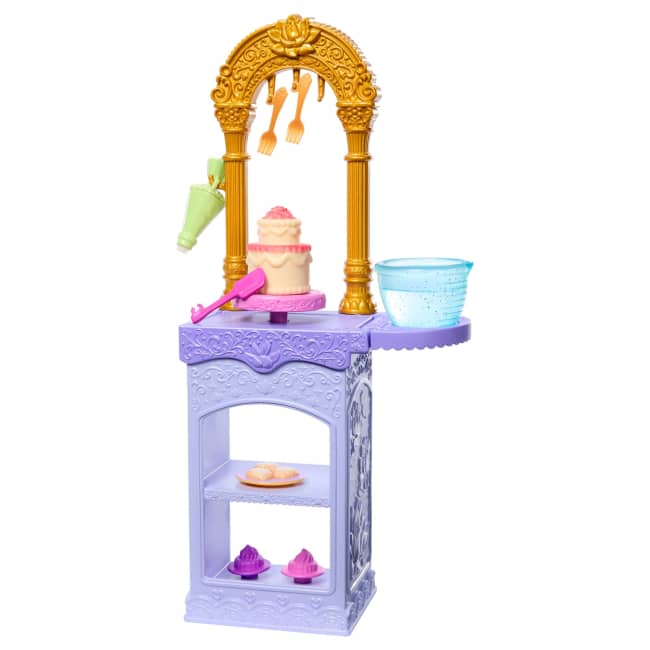 Disney Princess Tiana Start The Story Doll Accessory Set With Pastry Shop Theme & Color Change Cake