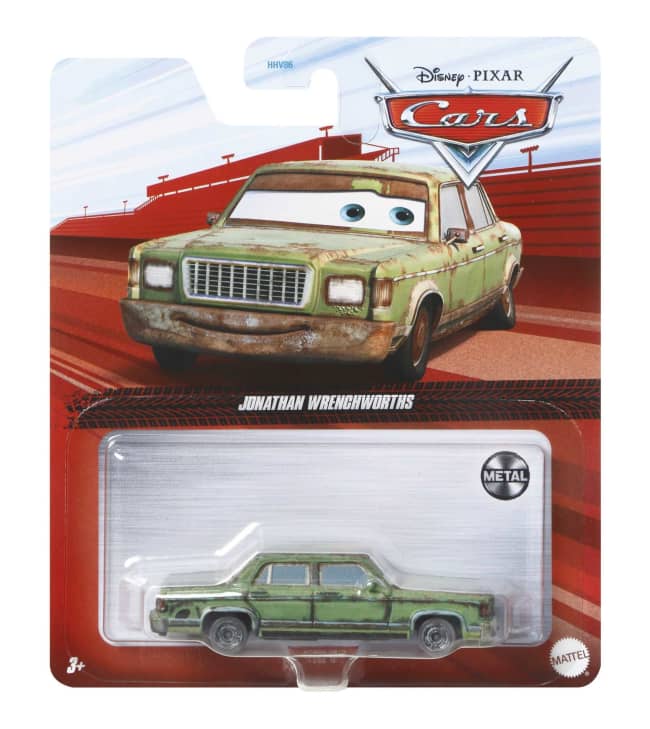 Carros da Disney e Pixar Diecast Veículo de Brinquedo Jonathan Wrenchworths