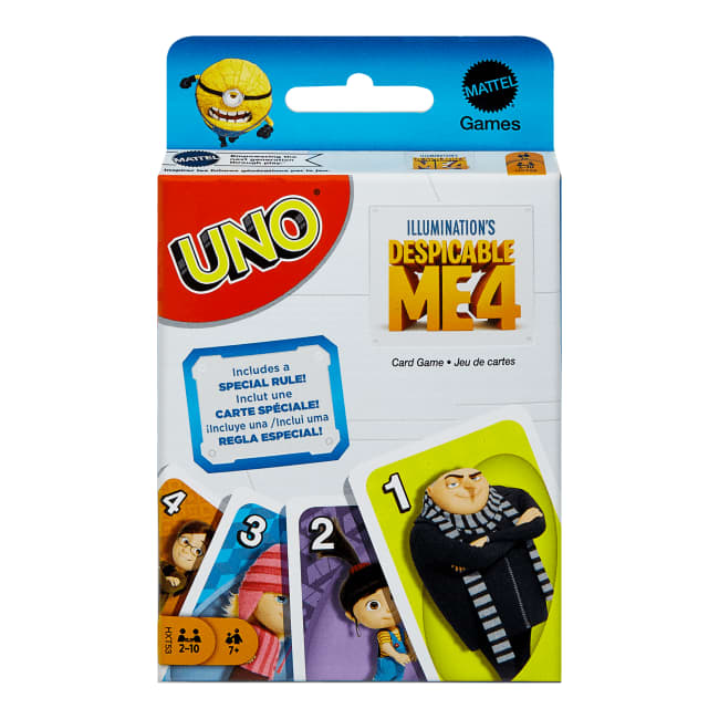 UNO Despicable Me 4 Card Game For Kids & Family Night
