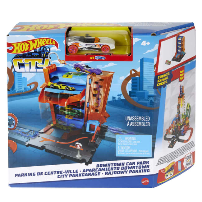 Hot Wheels City Pista de Brinquedo Garage Altura Dupla