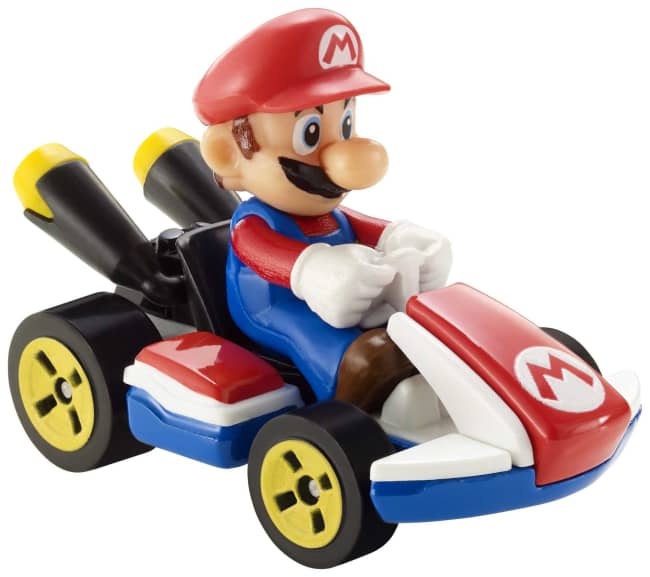 Hot Wheels Mario Kart Vehículo de Juguete Mario Estándar Kart