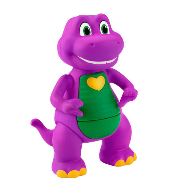 Fisher-Price Barney's World Heart Hands Barney Toy Figure With Music & Lights For Kids