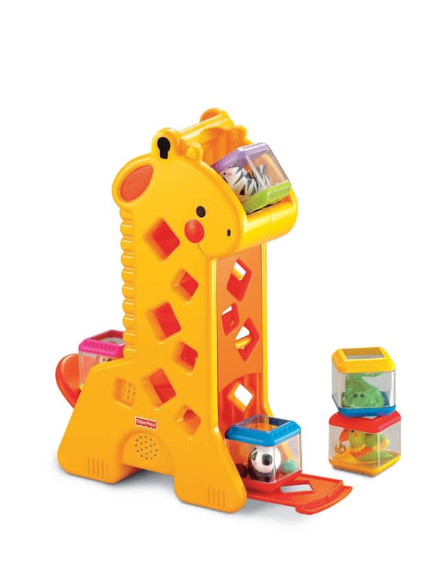 Fisher-Price Juguete para Bebés Jirafa Bloques Divertidos
