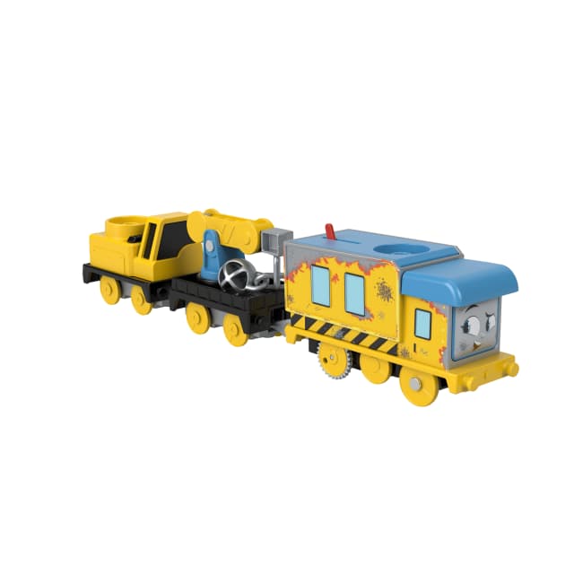 Thomas & Friends Wreck ‘n Roll Carly The Crane Motorized Toy Train With Wrecking Ball For Kids