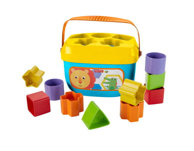 Fisher-Price Brinquedo para Bebês Balde Primeiros Blocos