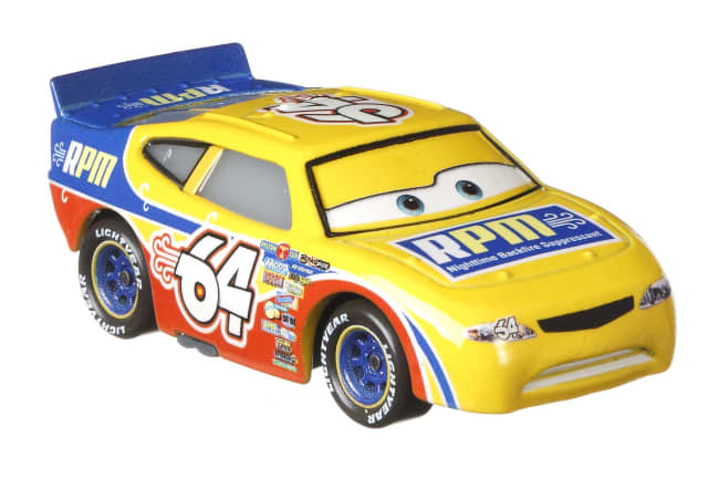 Carros da Disney e Pixar Diecast Veículo de Brinquedo RPM 64
