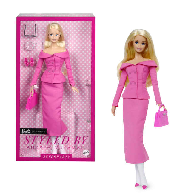 Barbie Signature Styled By Andrew Mukamal Barbie Doll With 3 Day-To-Night Looks & Accessories