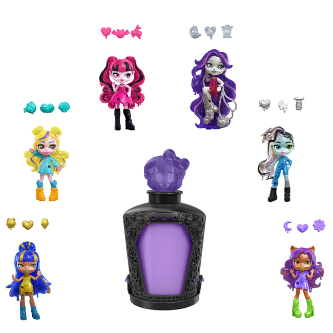 Monster High-Potions-Assortiment-Figurines Surprise Water Reveal