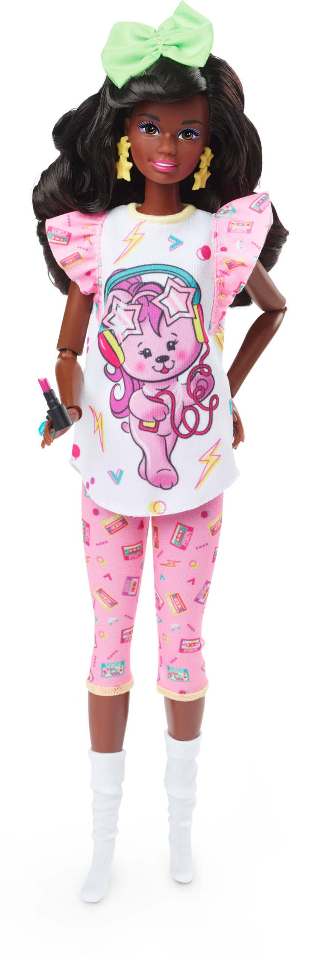 Barbie Doll, Curly Black Hair, 80s Slumber Party, Barbie Rewind