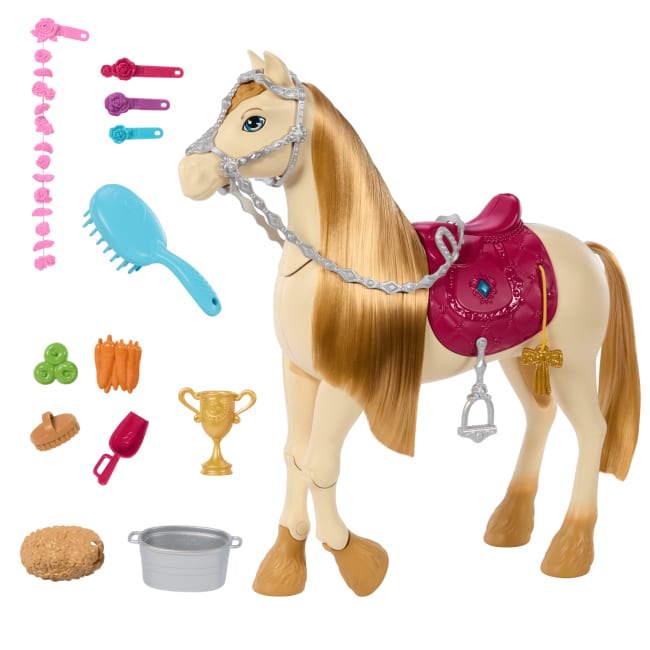 Barbie Detetive A Grande Corrida de Cavalos Conjunto de Brinquedo Cavalo com o Acessório