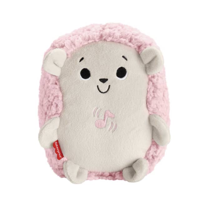 Fisher-Price Calming Vibes Hedgehog Soother, Pink Plush Sound Machine
