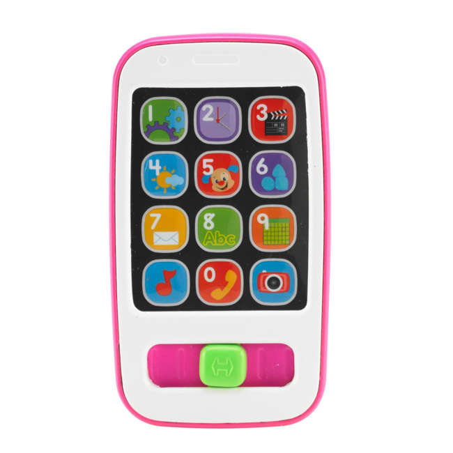Fisher-Price Ríe y Aprende Juguete para Bebés Smartphone De Aprendizaje Rosa