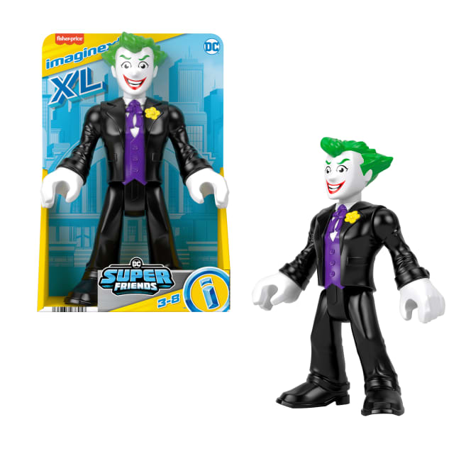 Imaginext DC Super Friends The Joker XL Figure, 10-inch Poseable Preschool Toy