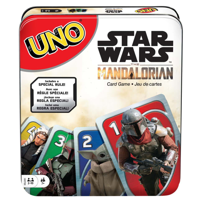 UNO Star Wars The Mandalorian Themed Deck in Storage Tin