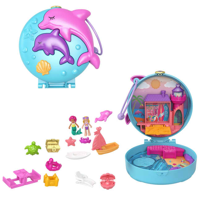 Polly Pocket Coffret La Plage des Dauphins