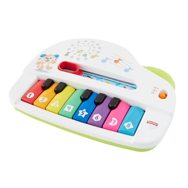 Fisher-Price Aprender e Brincar Brinquedo para Bebês Piano Cachorrinho