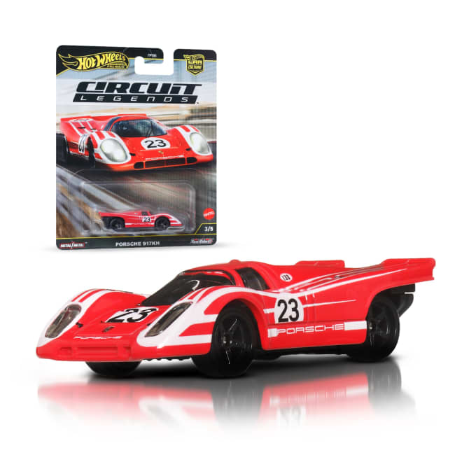 Hot Wheels Premium Car Culture Circuit Legends Porsche 917K 1:64 Scale Collectible Toy Vehicle