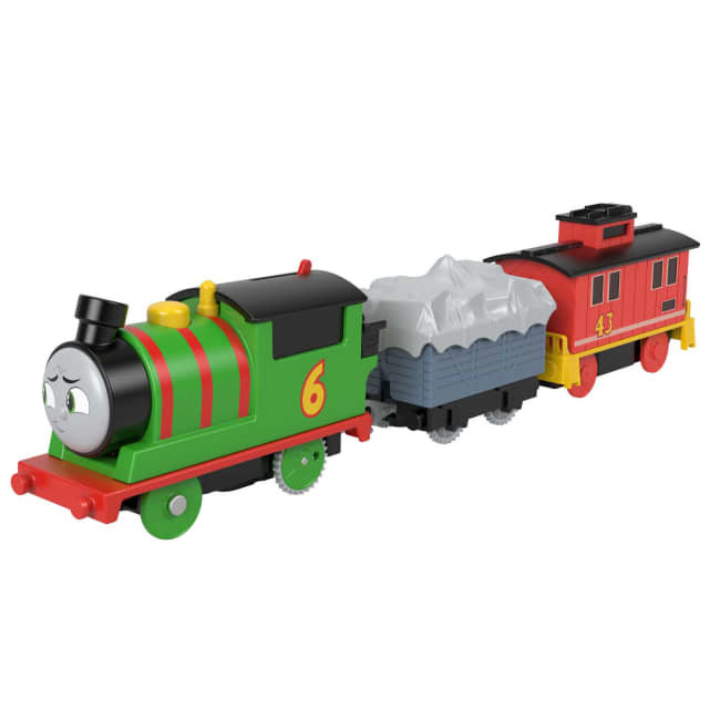 Thomas & Friends Percy & Brake Car Bruno Motorized Vehicle Set