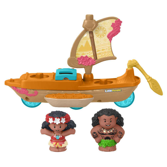 Little People Princesses Disney Le Canoë de Moana et Maui
