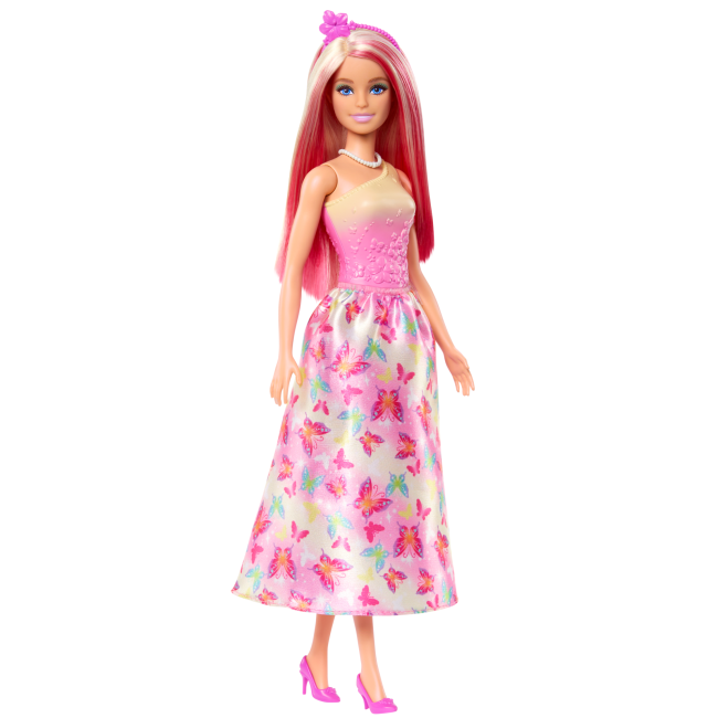 Barbie Fantasía Muñeca Doncella Vestido de Ensueño Rosa