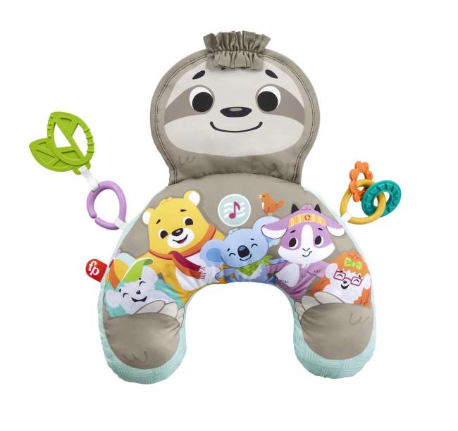Fisher-Price Baby Juguete para Bebés Cojín de Actividades Oso Perezoso