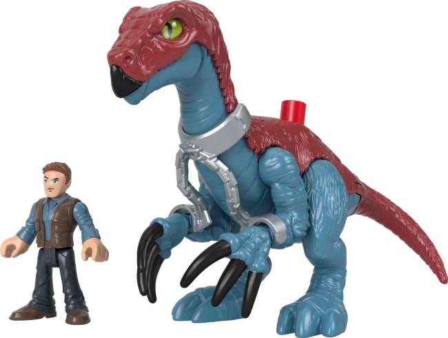 Imaginext Jurassic World therizinosaurus et Owen