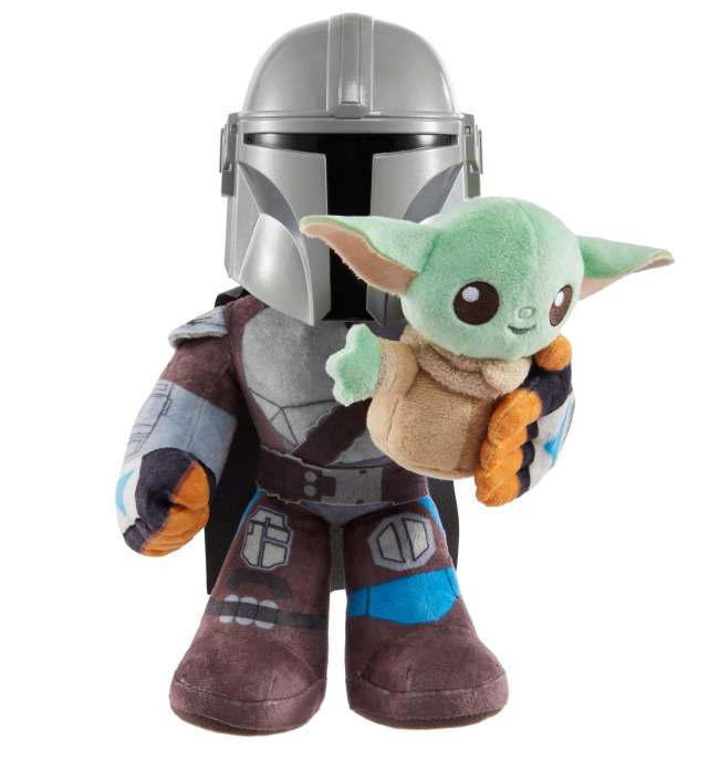 Star Wars Clan Of Two: the Mandalorian Plush Set With Sound