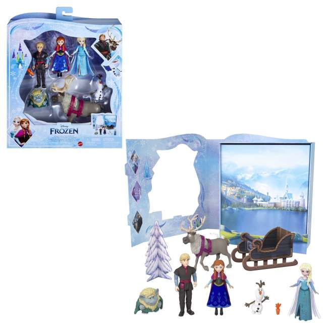 Disney Frozen Conjunto de Brinquedo Set de Histórias 6 Figuras