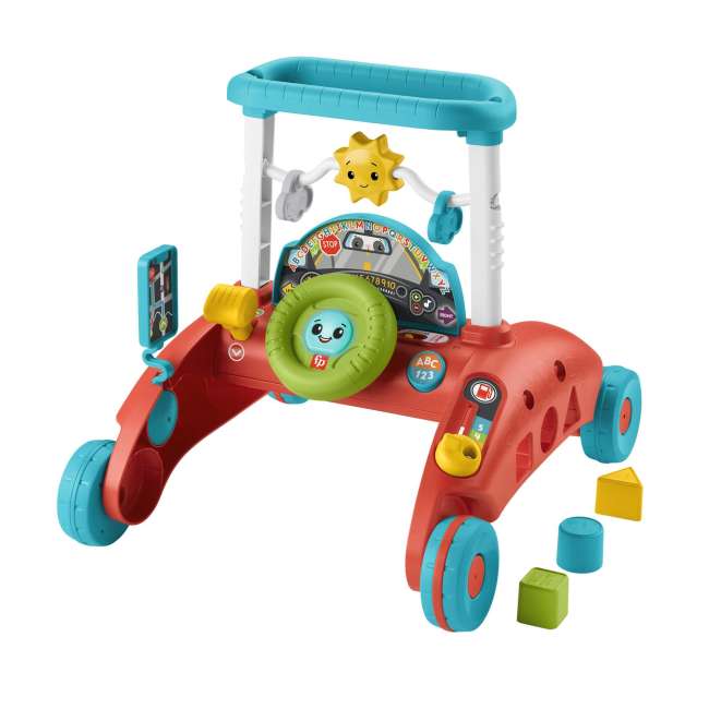 Fisher-Price Trotteur Steady Speed à 2 Côtés Version Anglaise et Française