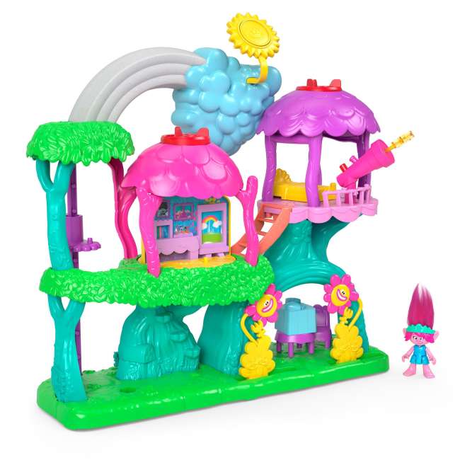 Imaginext-Dreamworks Trolls-Coffret Cabane Arc-en-Ciel
