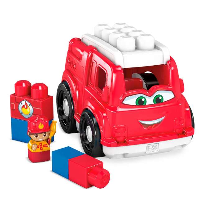 Mega Bloks  Coffret  Freddy Le Camion de Pompiers +4 Gros Blocs