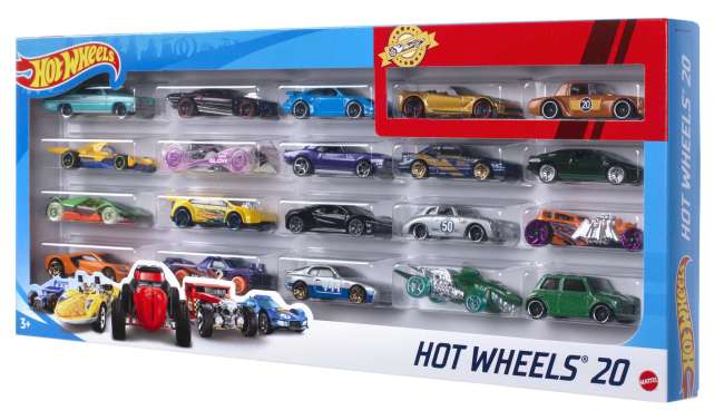 Hot Wheels Coffret de 20 Véhicules