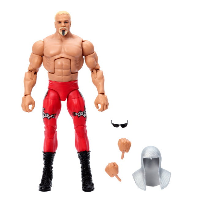 WWE Elite Scott Steiner Action Figure, 6-inch Collectible Superstar With Articulation & Accessories