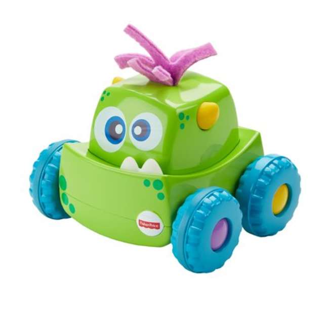 Fisher-Price Juguete para Bebés Monstruo Presiona Y Persigue Verde