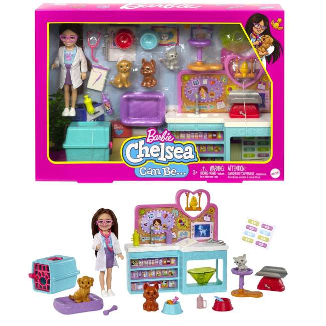 Barbie Chelsea Poupée et Coffret de Jeu