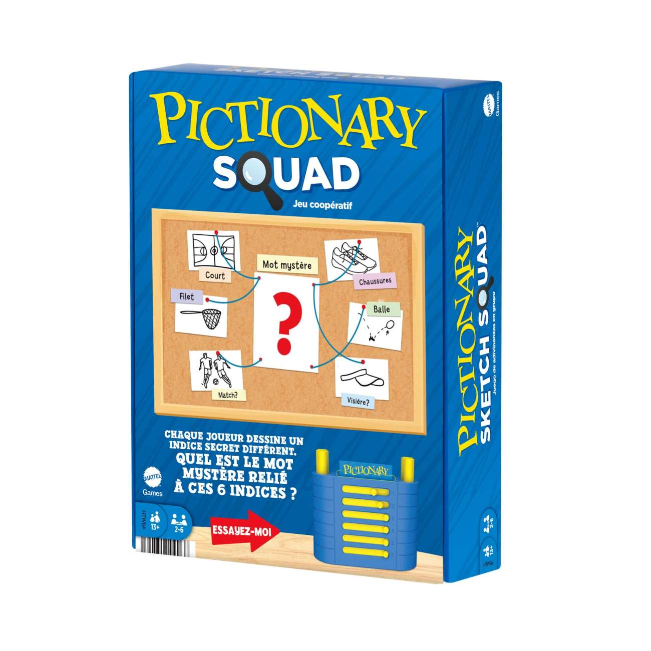 Pictionary-Pictionary Air Sketch Squad-Jeu De Société Coopératif